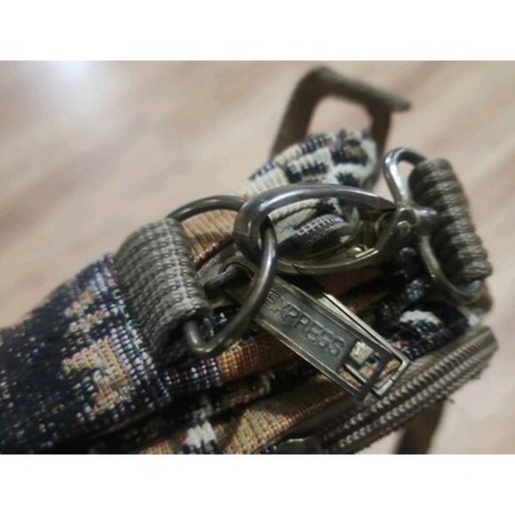 Tapestry Travel Bag Purse Crossbody Shoulder Zip Close pockets safari animals - Picture 7 of 11